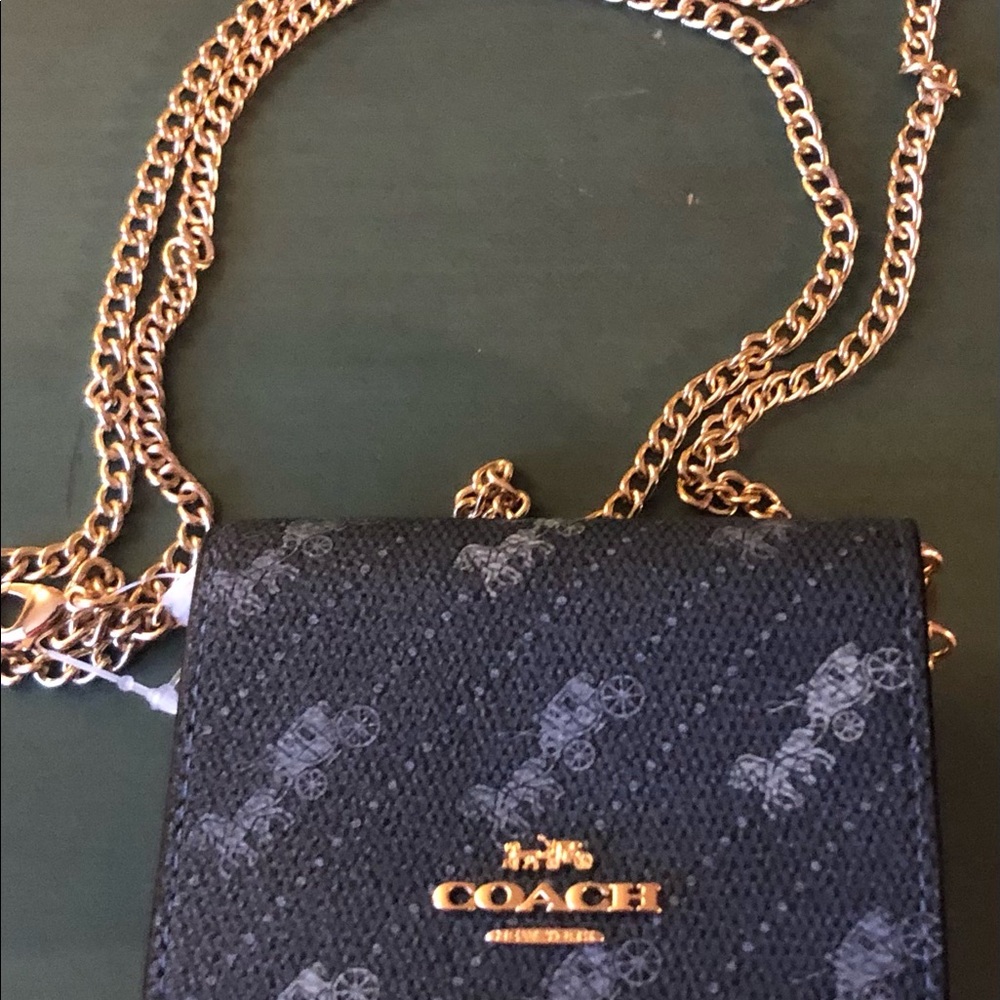 Authentic Denim Coach wallet